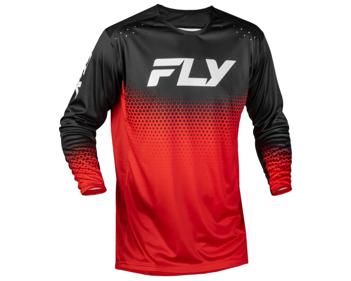 Fly Racing Youth Rayce Sonar Jersey (Red/Black/White) (Youth XL)